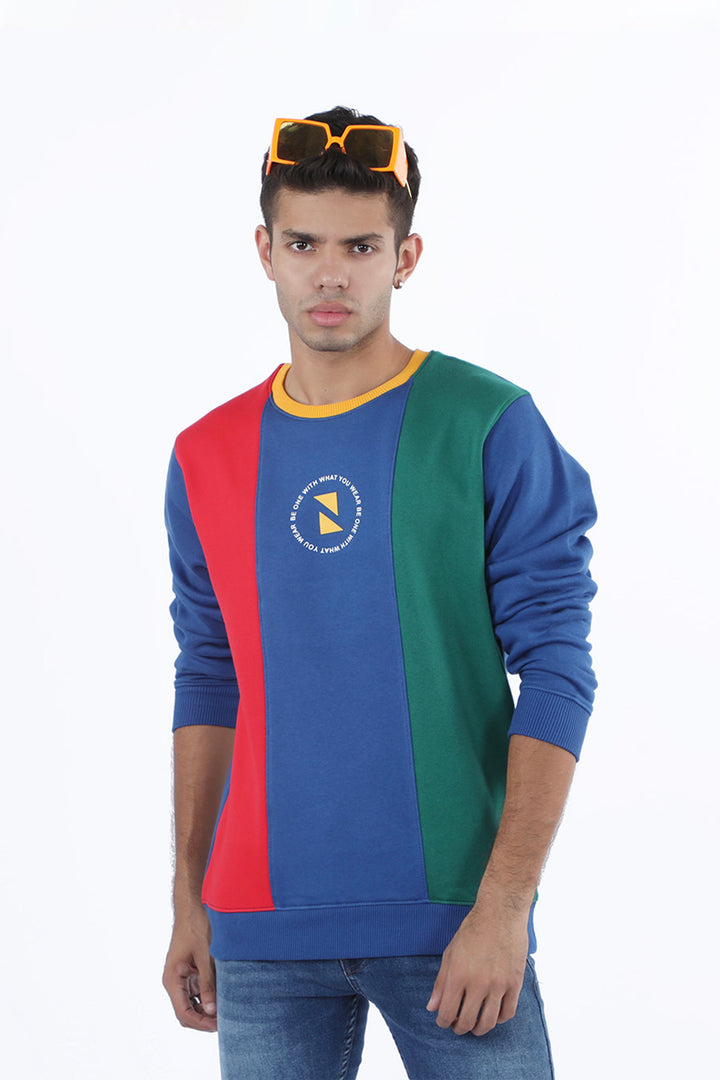 Colour Blocked Sweatshirt Multi