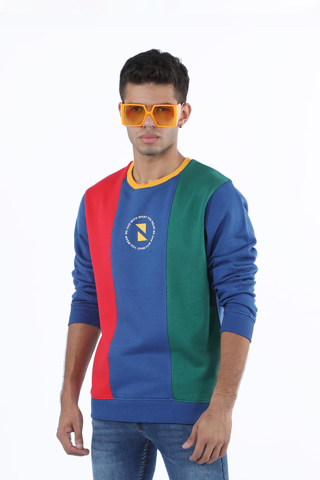 Colour Blocked Sweatshirt Multi