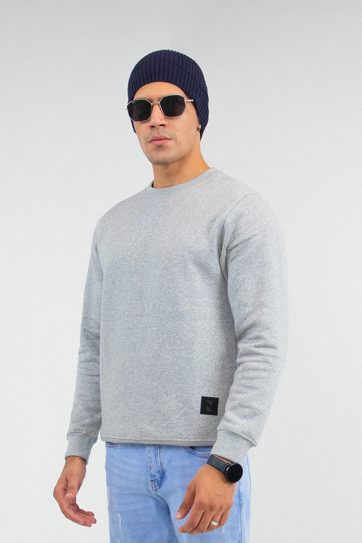 Heather Sweatshirt Grey