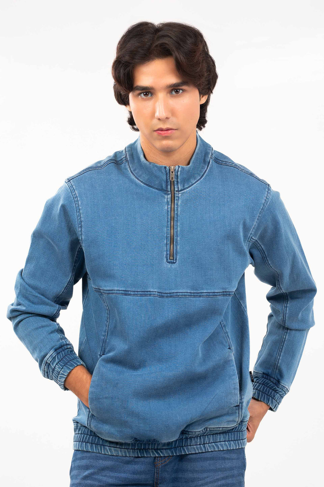 Denim Sweatshirt