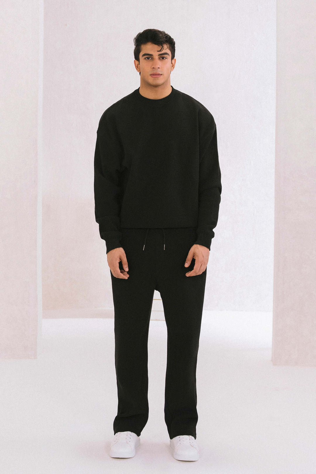 Thermal Waffle Sweatshirt