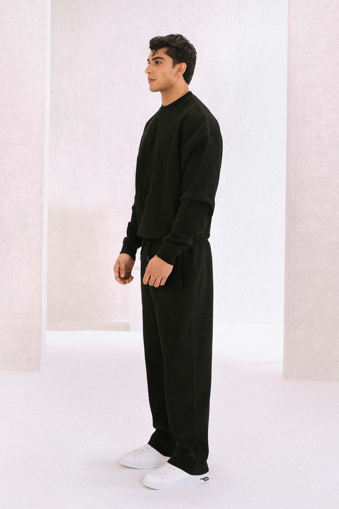 Thermal Waffle Sweatshirt