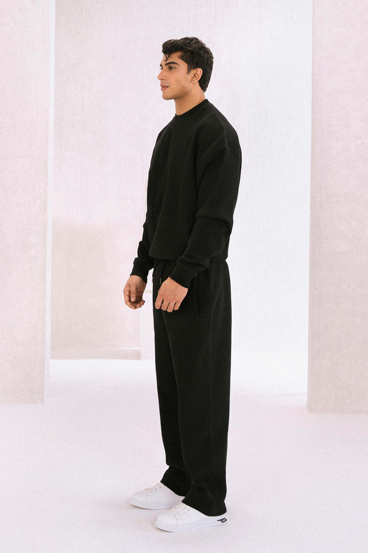 Thermal Waffle Sweatshirt