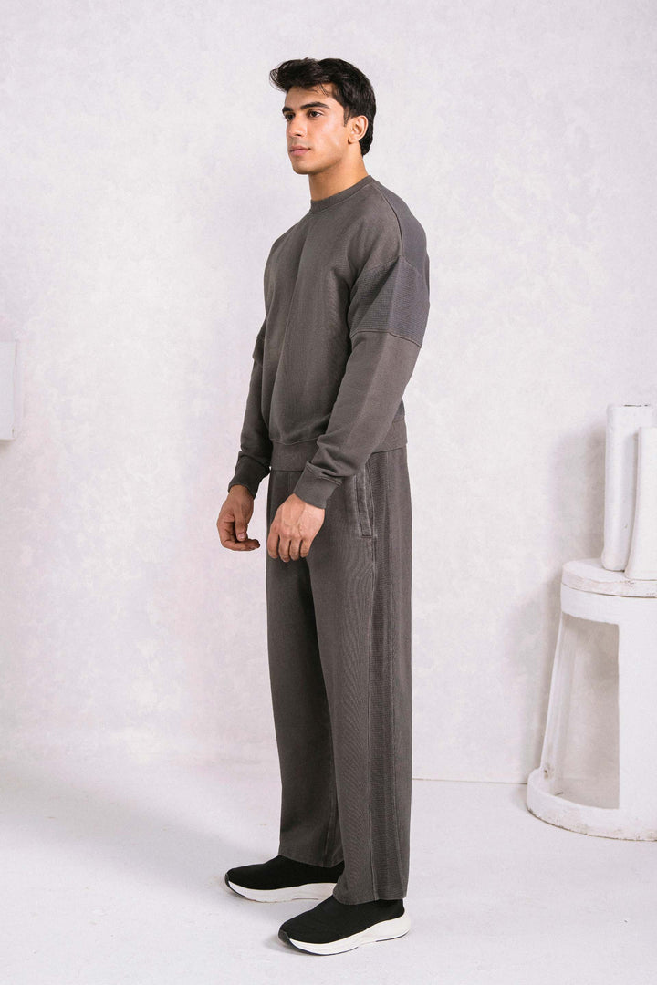 Contrasting Panel Sweatshirt