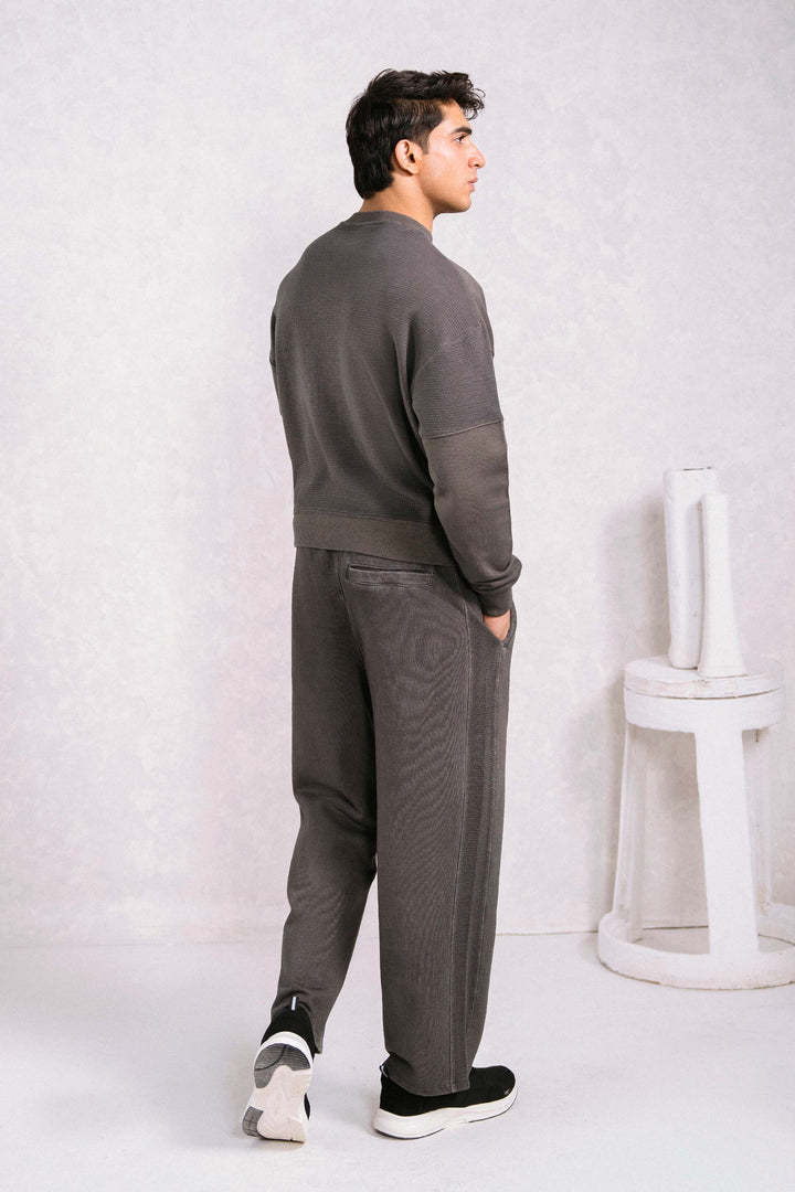 Contrasting Panel Sweatshirt