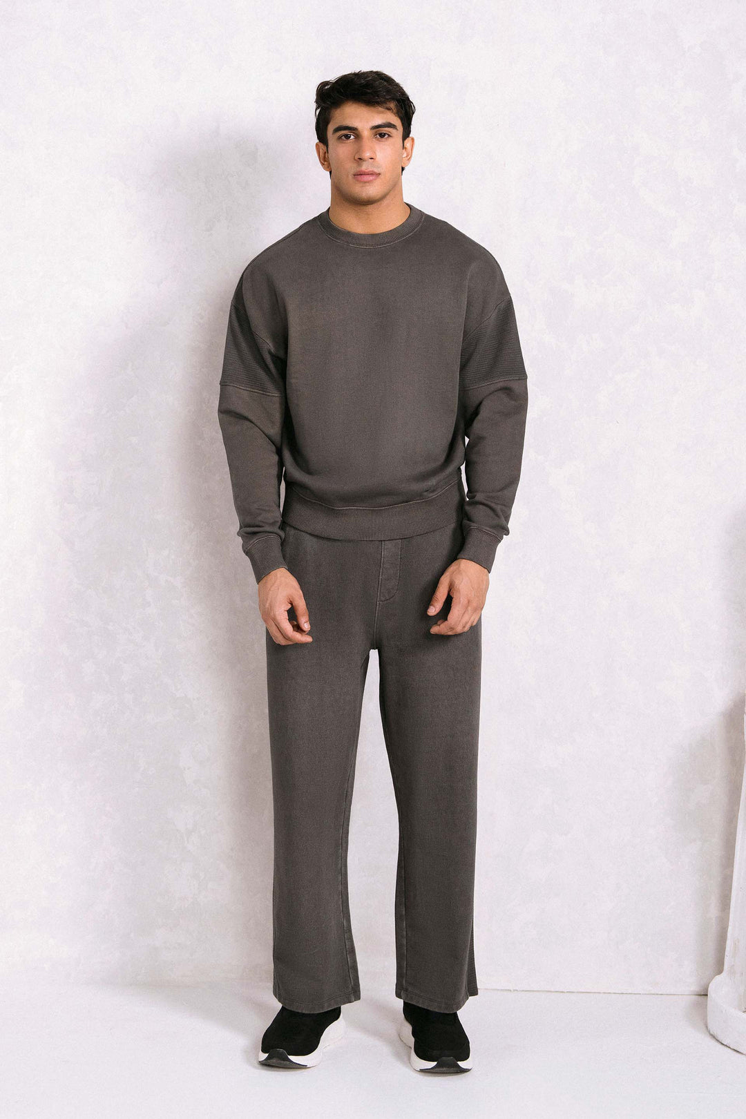 Contrasting Panel Sweatshirt