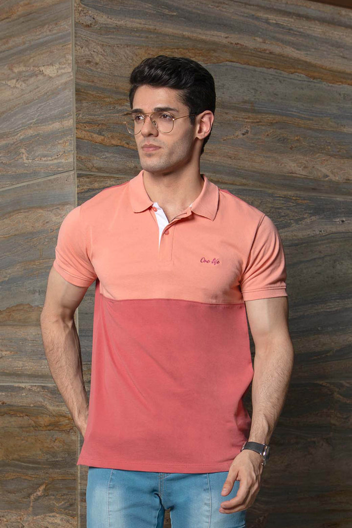 Tonal Polo Pink