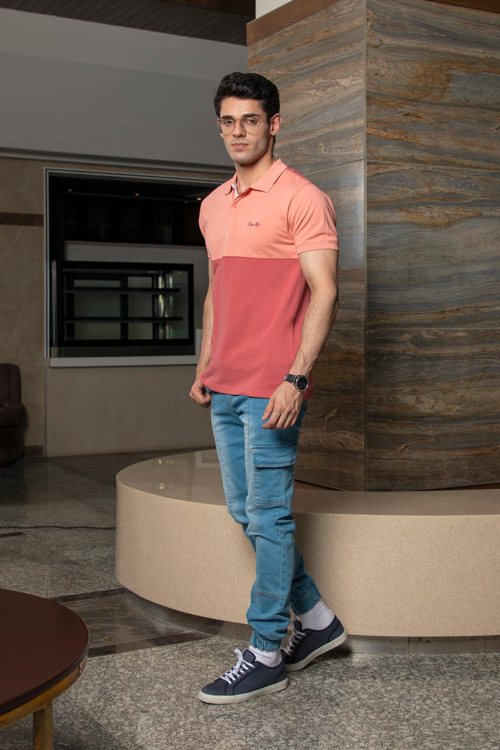 Tonal Polo Pink