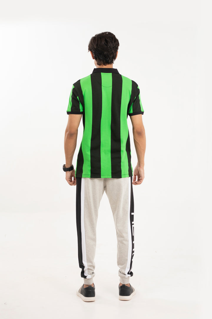 Sports Polo Black/Green