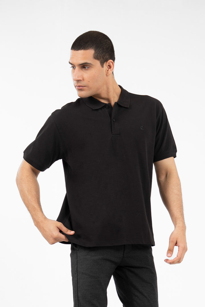 Basic Comfort Polo Black