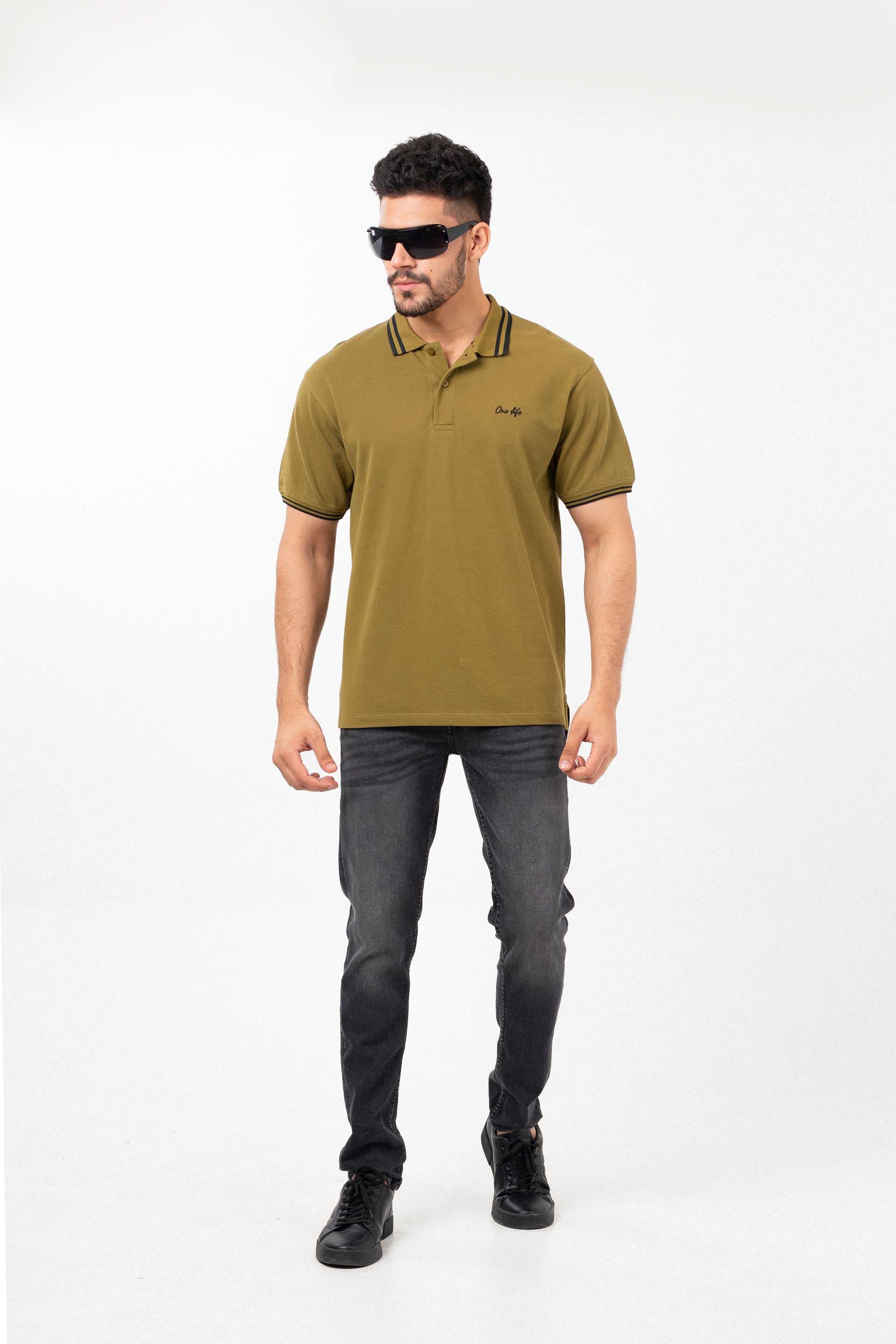Tipping Comfort Polo Olive