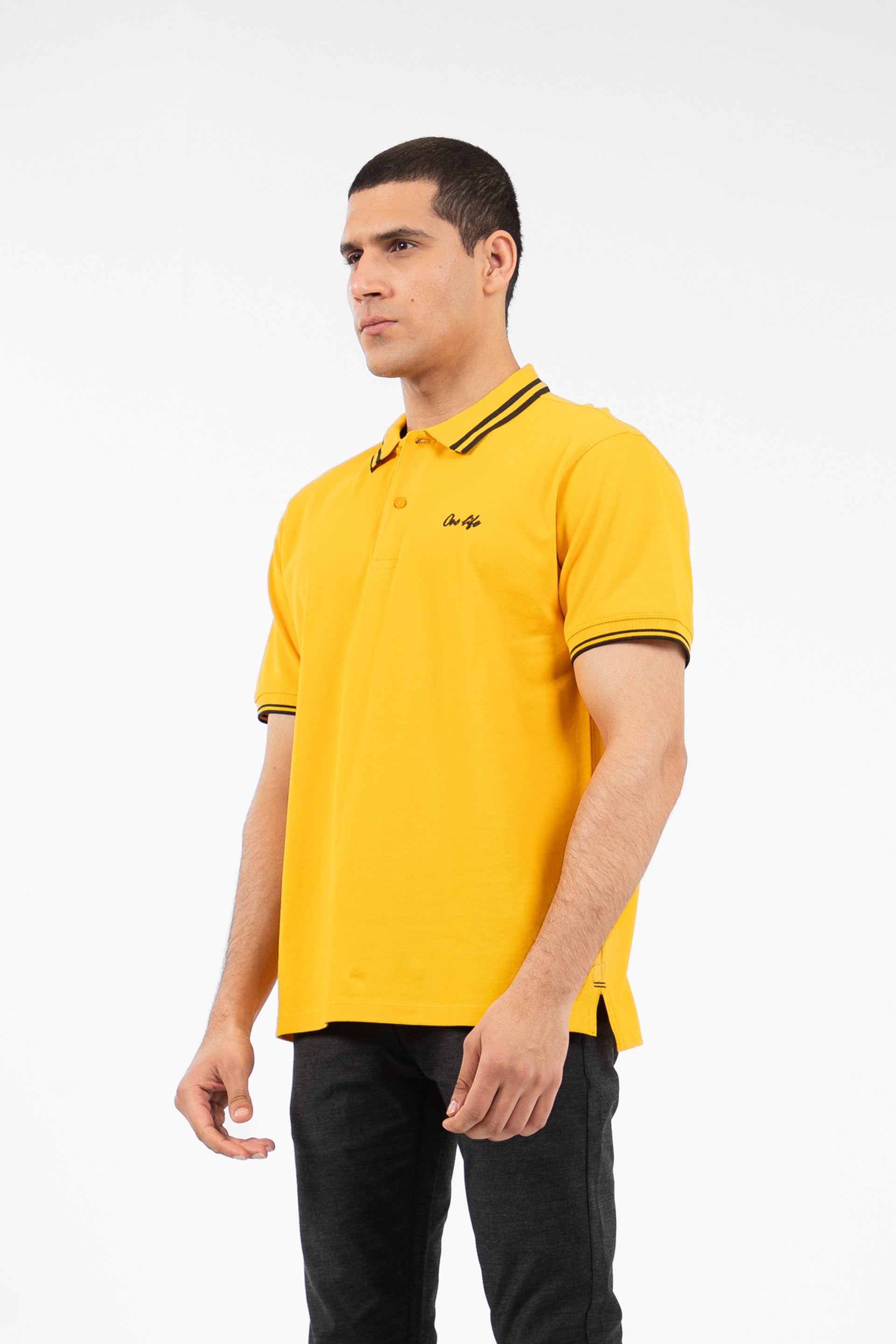 Mustard shop lacoste polo