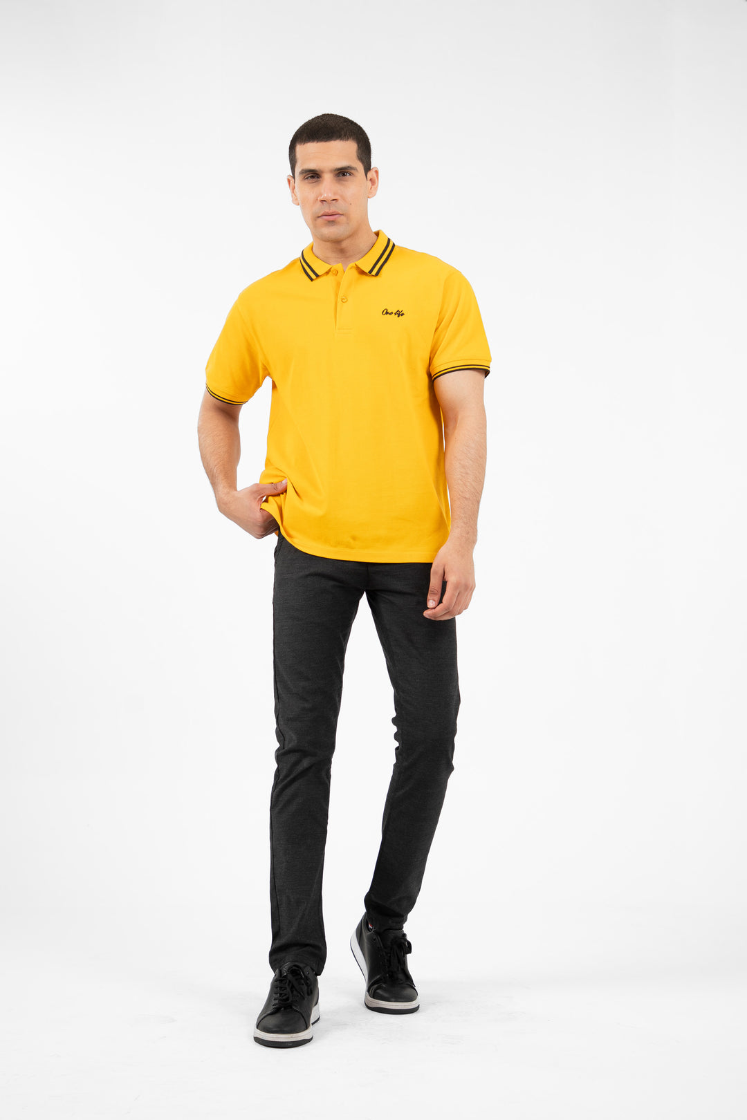 Tipping Comfort Polo Mustard