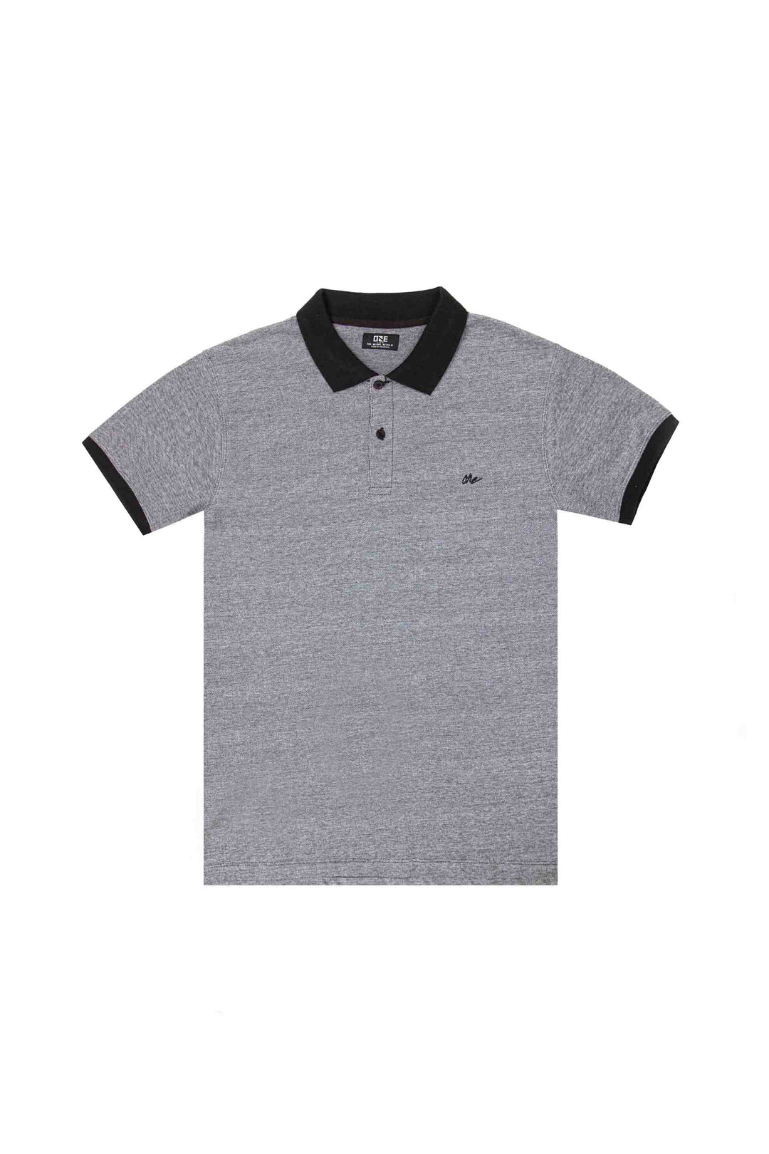 Textured Polo Black