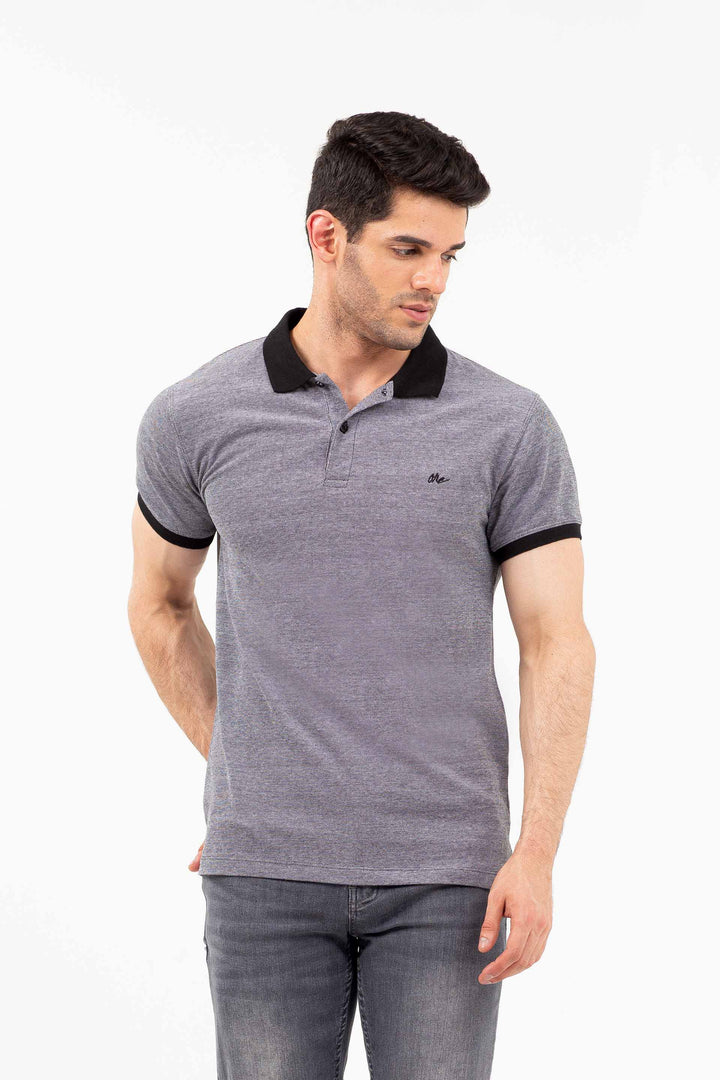 Textured Polo Black