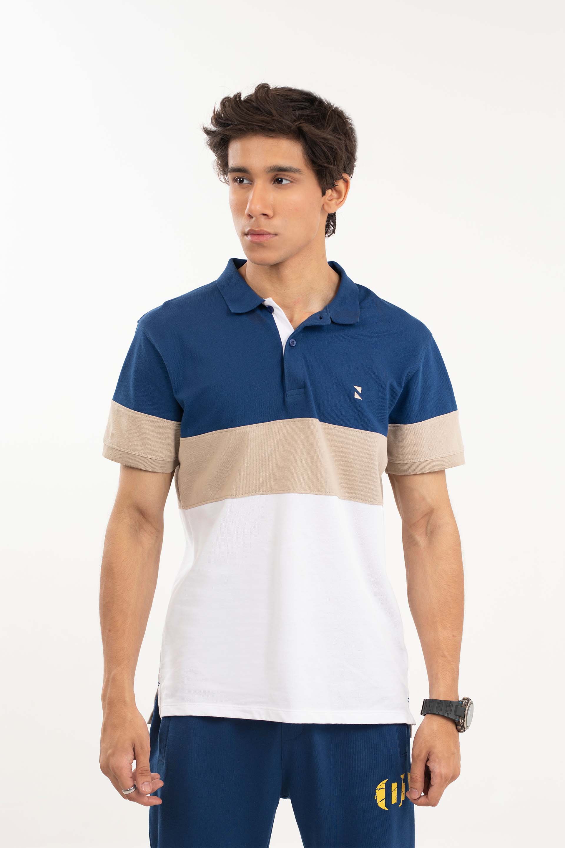Panel Polo Grey/Navy