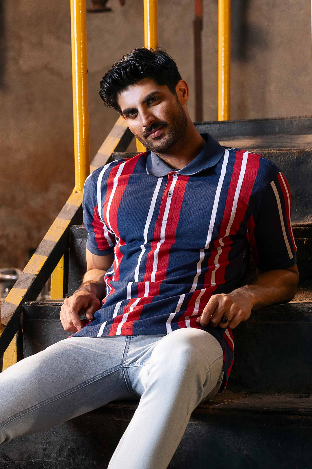 Comfort Stripe Polo