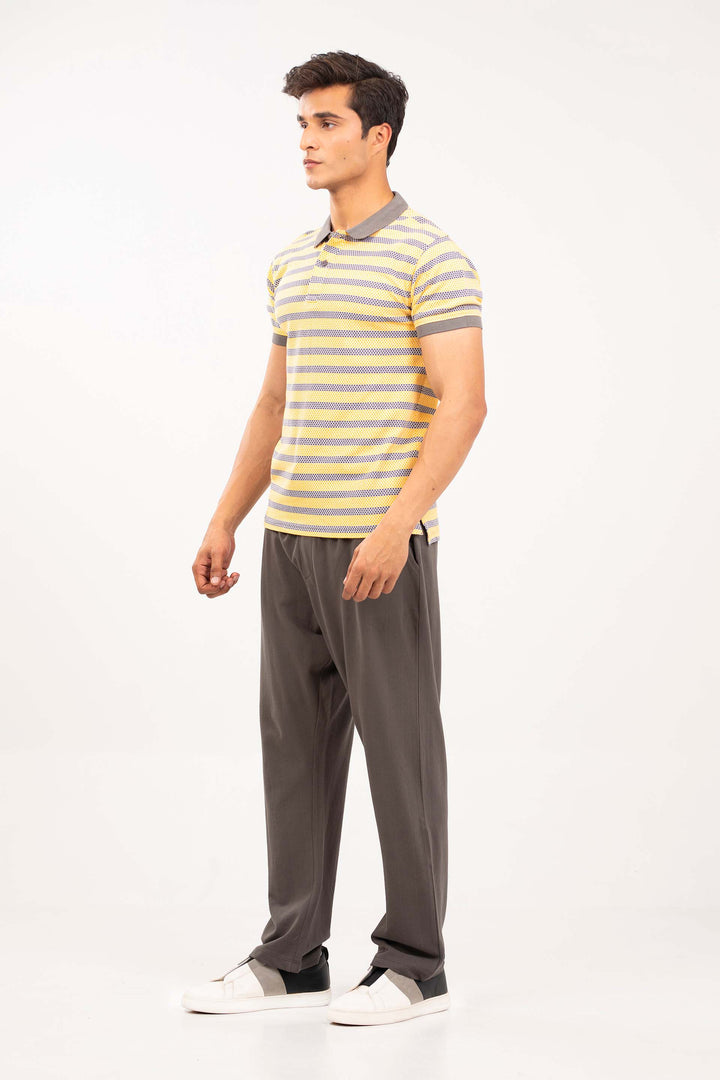Printed Stripe Polo