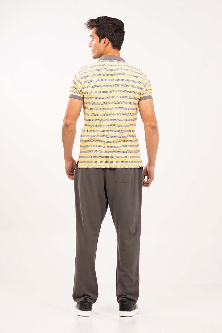Printed Stripe Polo