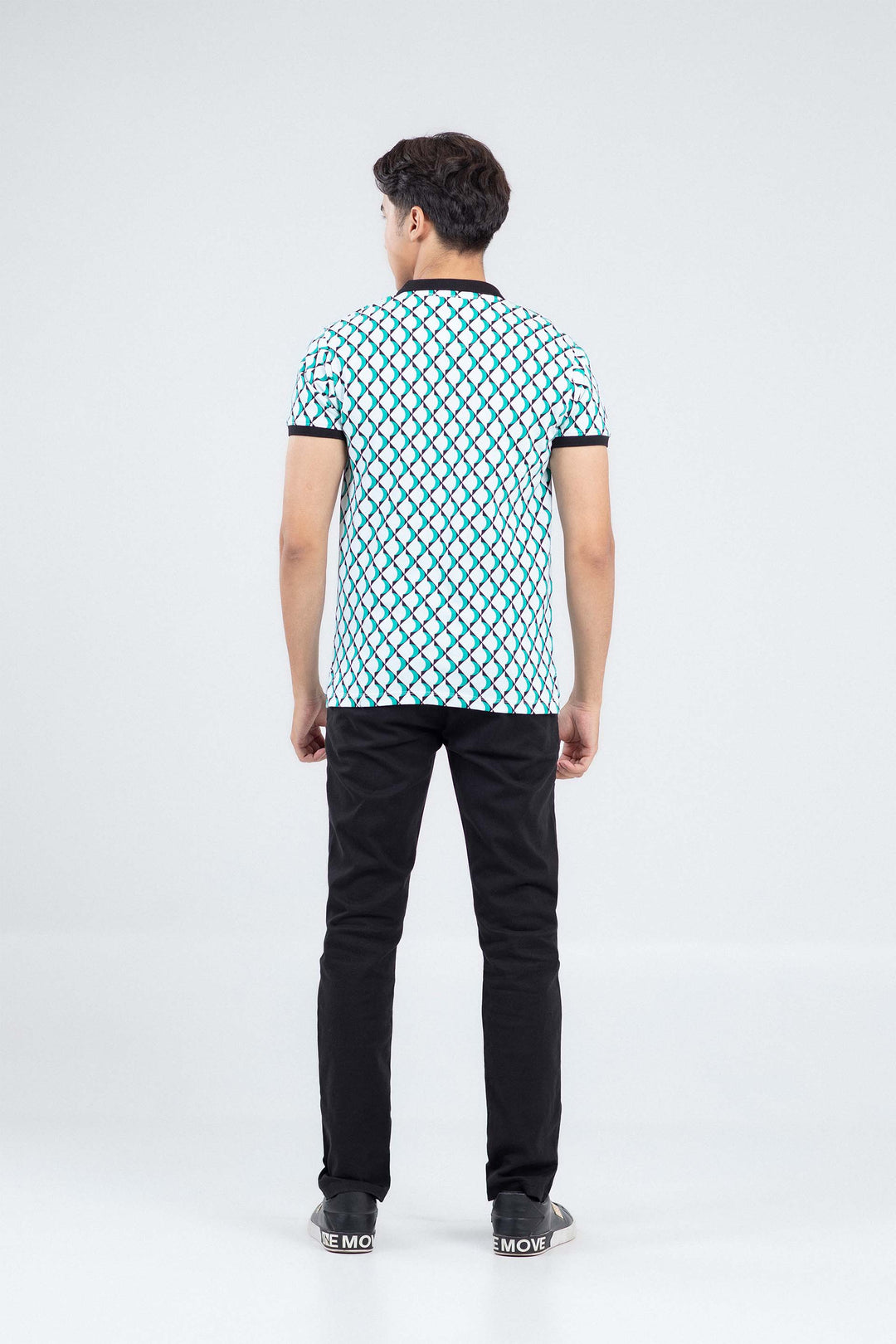Printed Tipping Polo