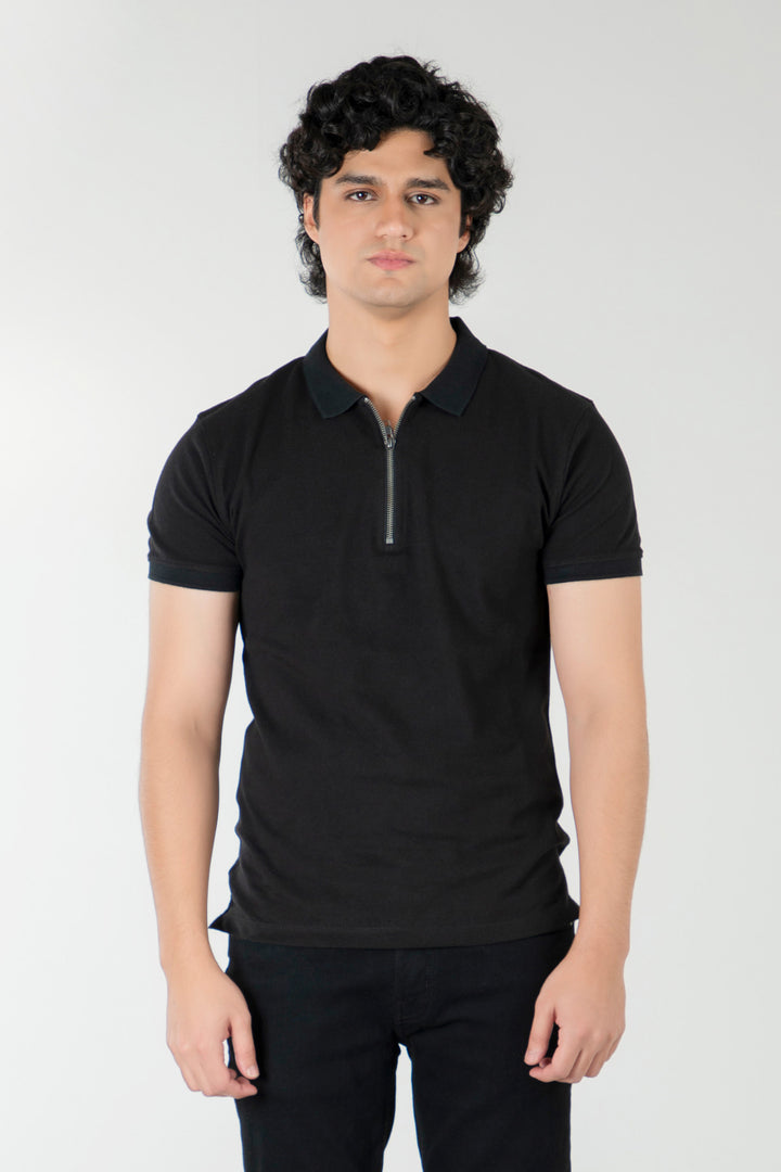 Regular Zipped Polo