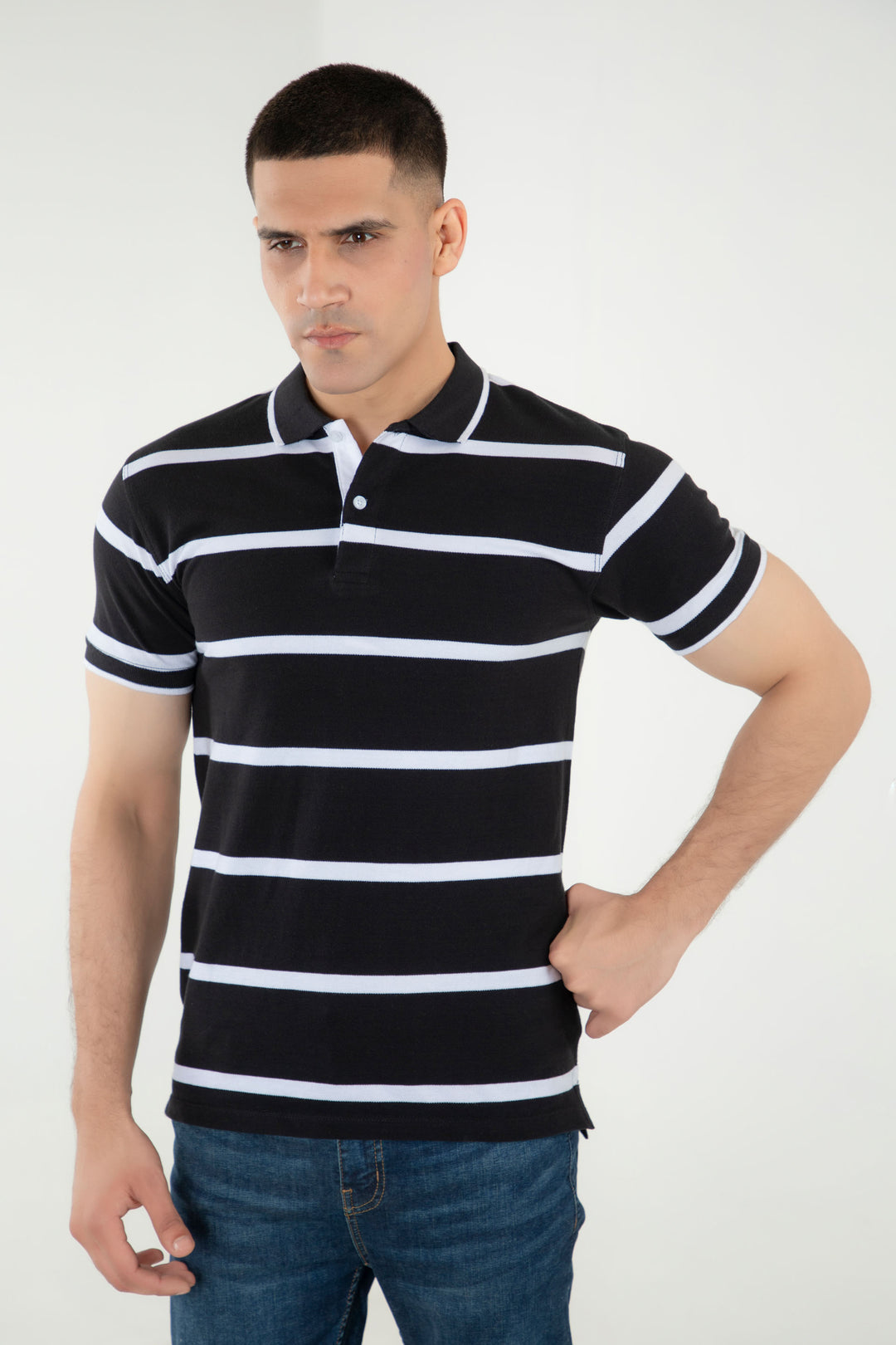 Regular Stripe Polo