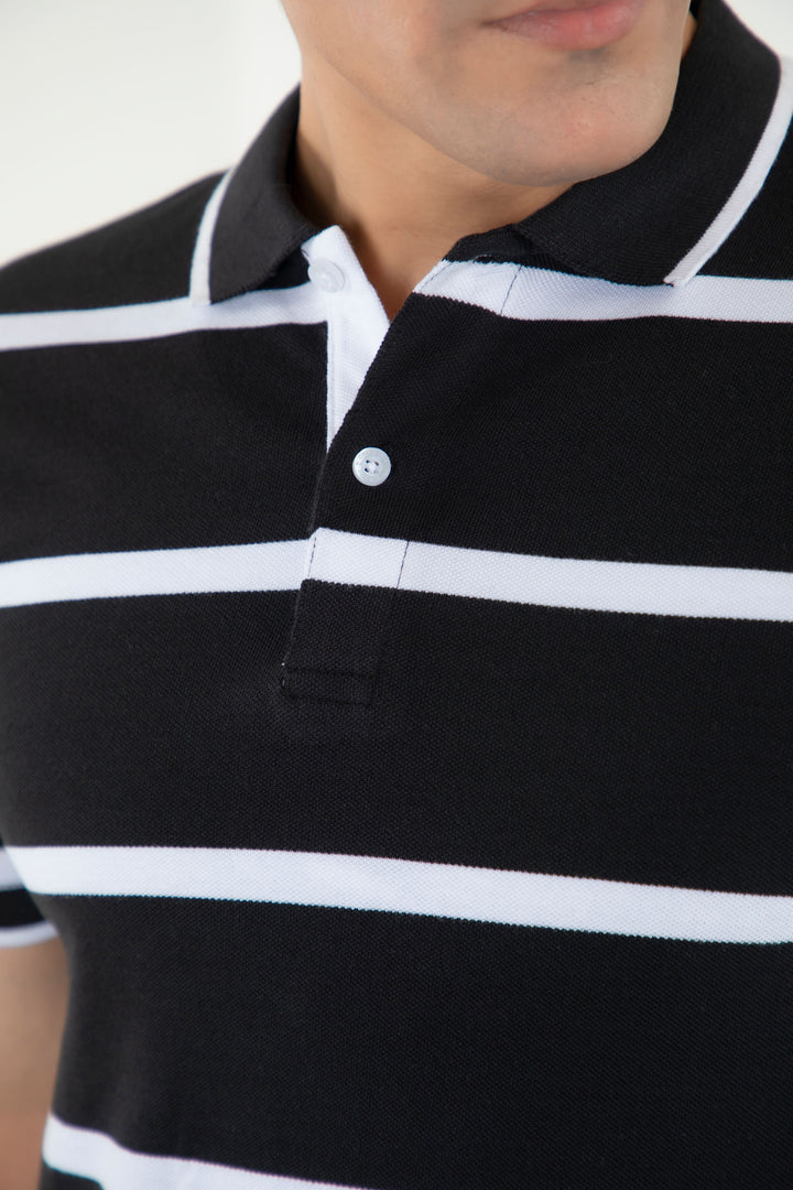 Regular Stripe Polo