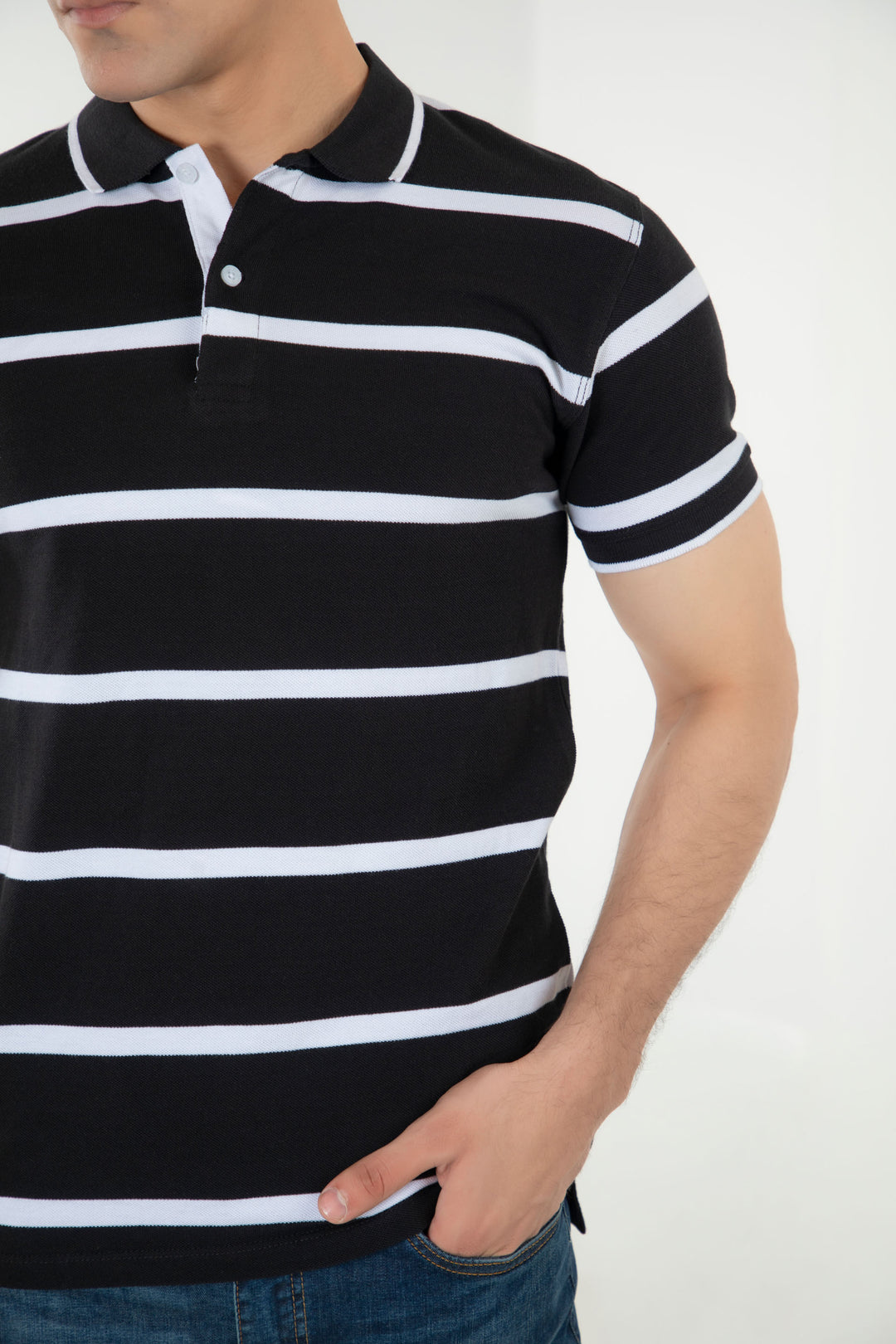 Regular Stripe Polo