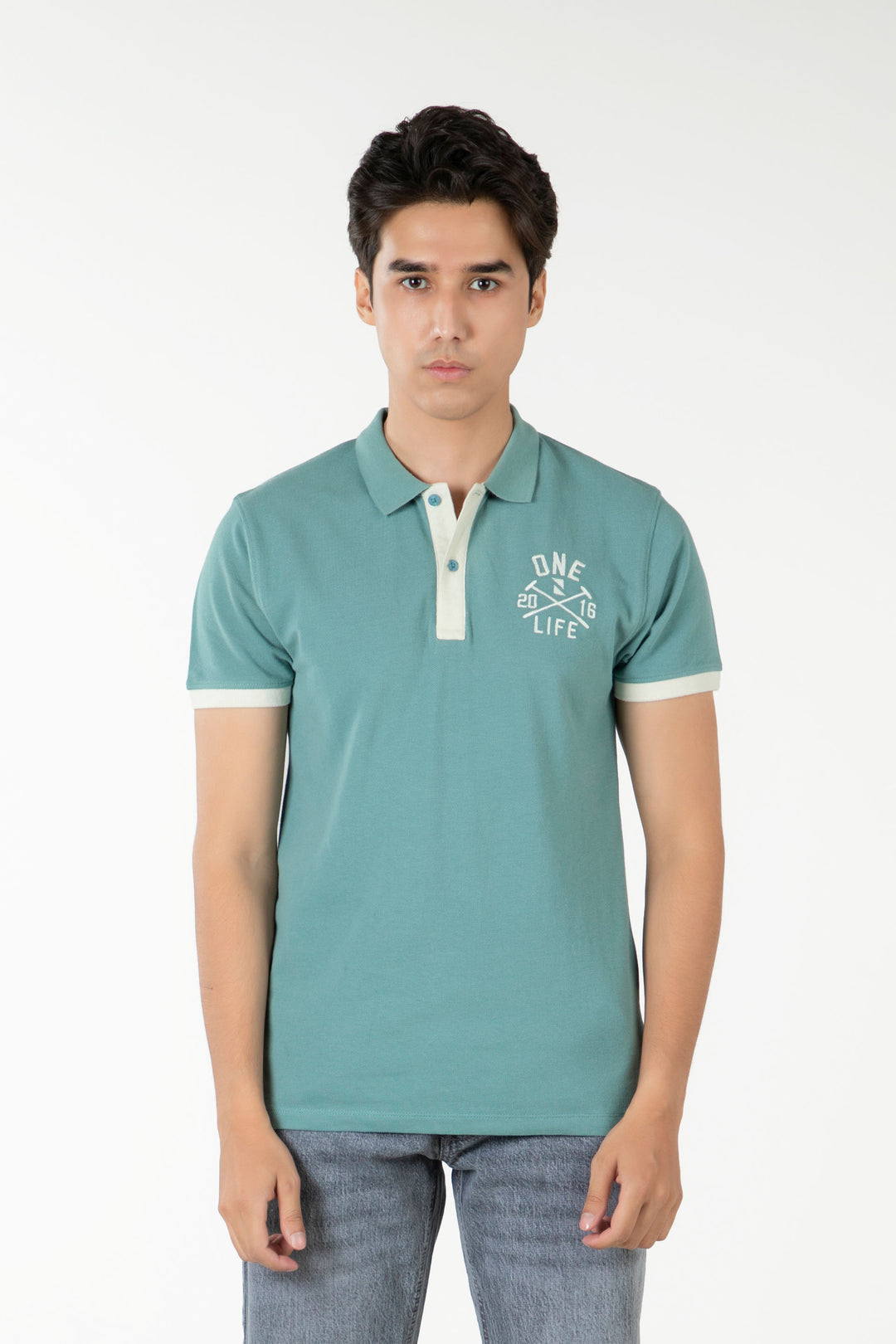 Regular Embroidered Polo