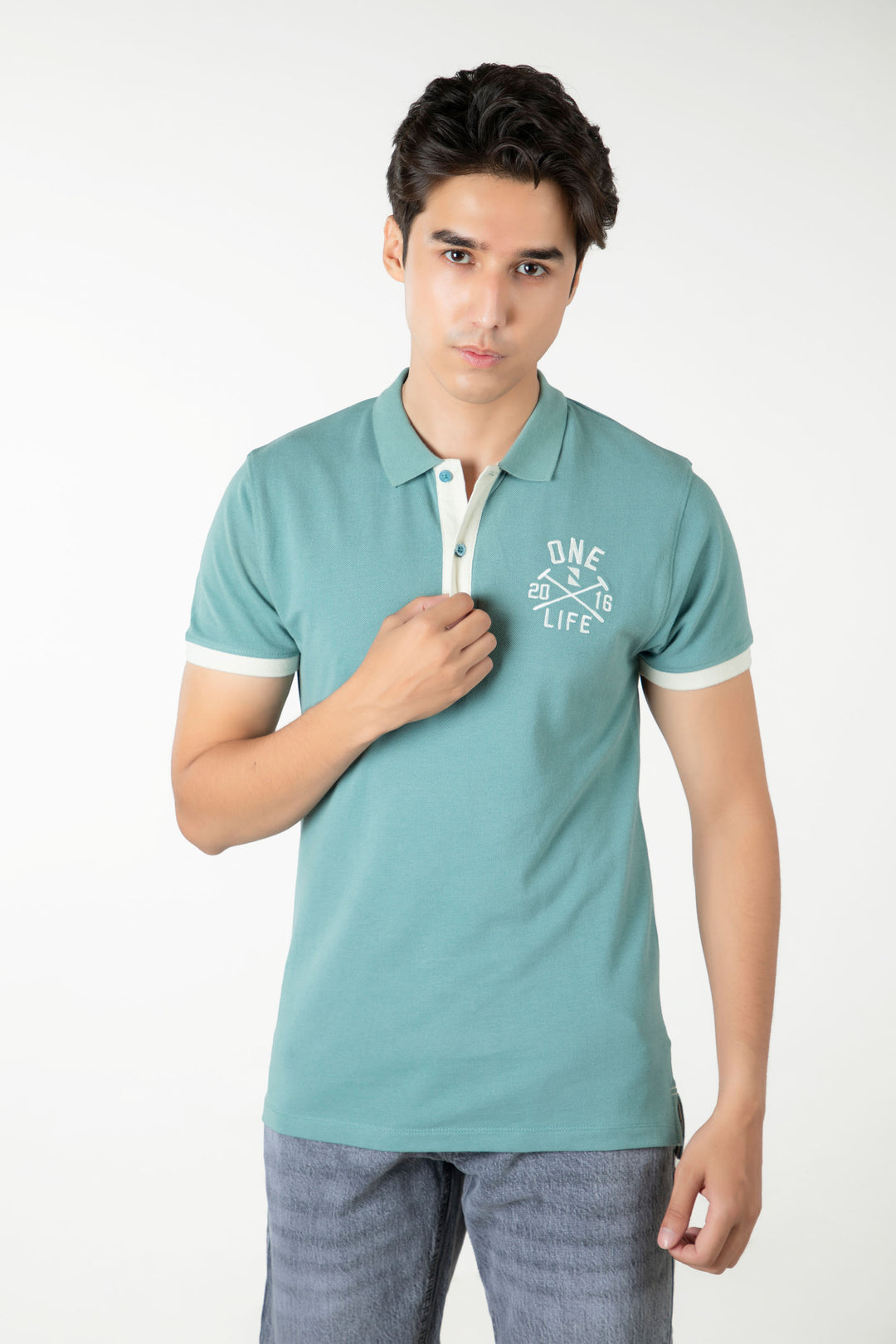 Regular Embroidered Polo