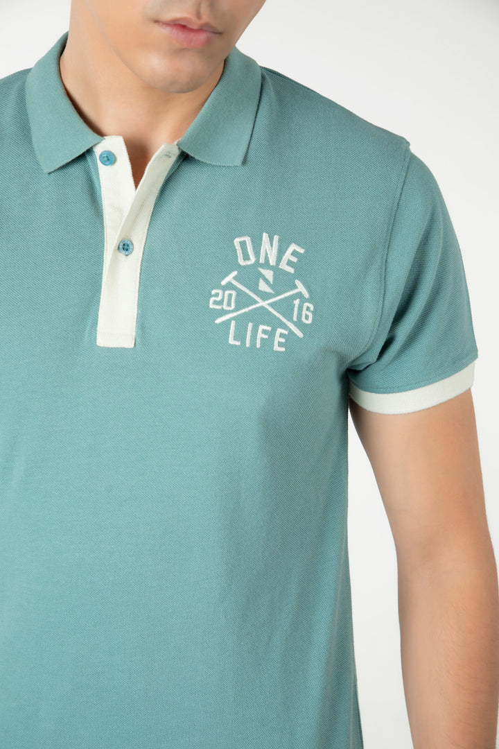 Regular Embroidered Polo