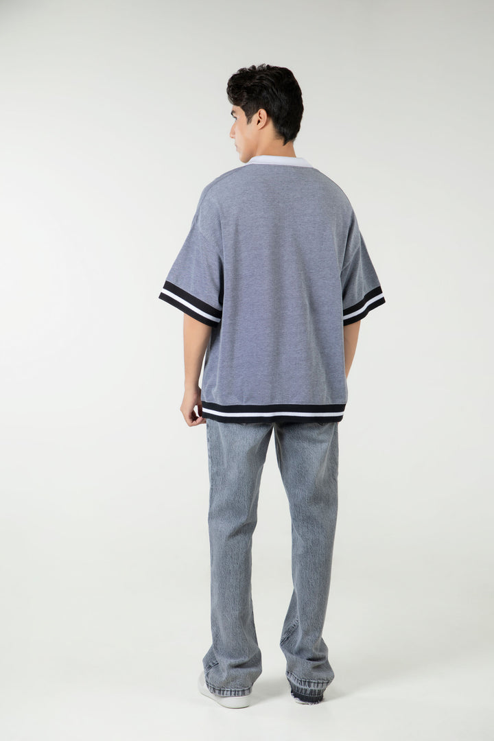 Boxy Textured Polo