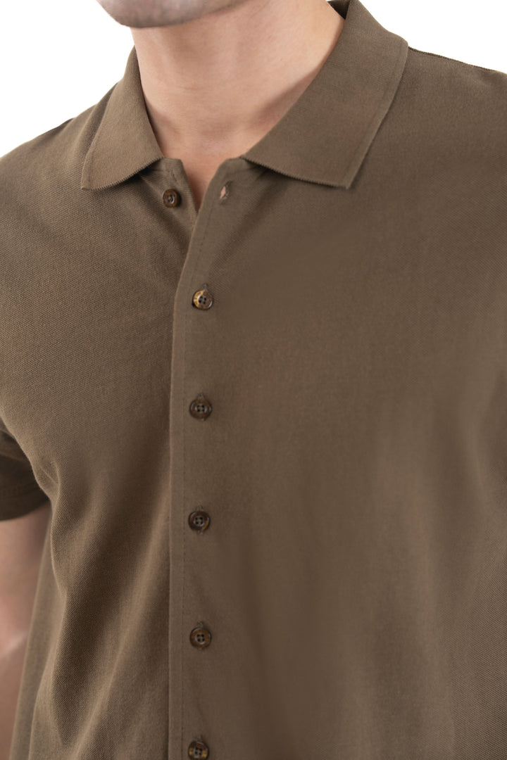 Comfort Button-down Polo