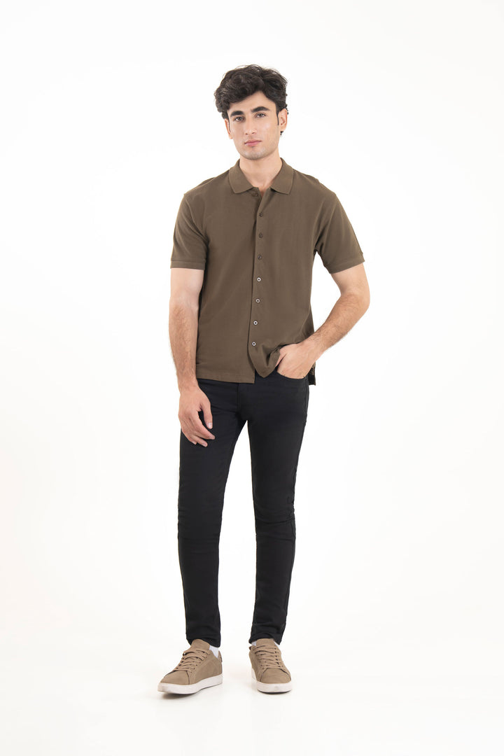 Comfort Button-down Polo