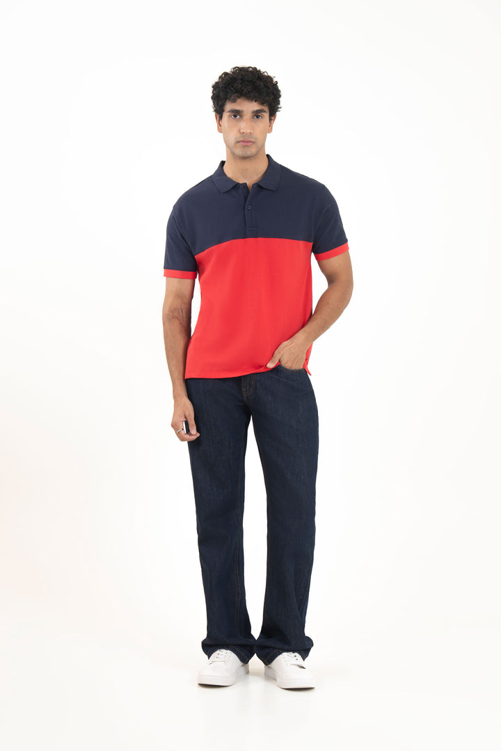 Comfort Contrasting Polo