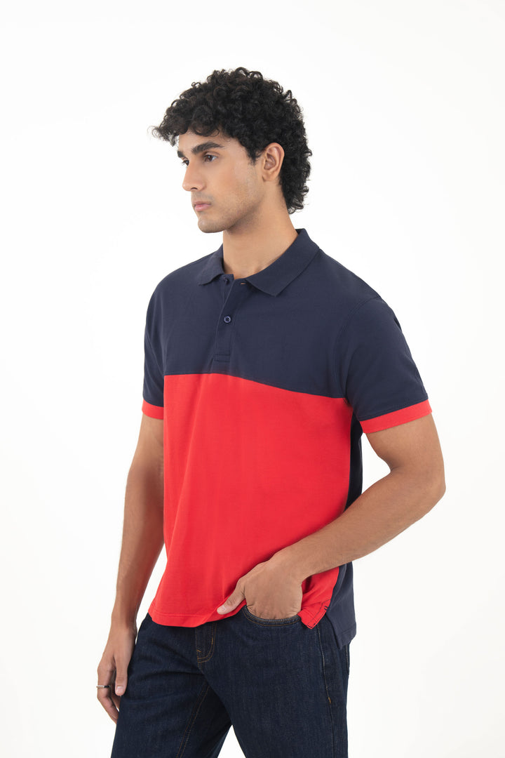 Comfort Contrasting Polo