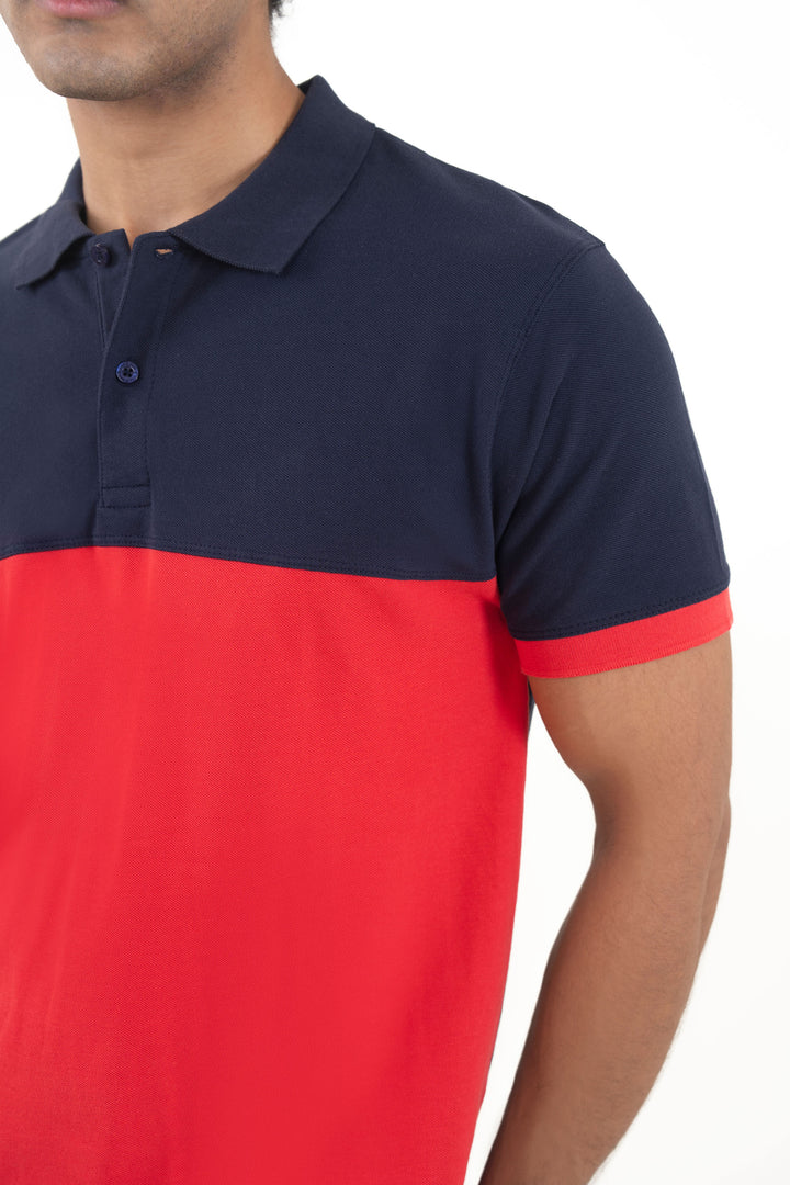 Comfort Contrasting Polo