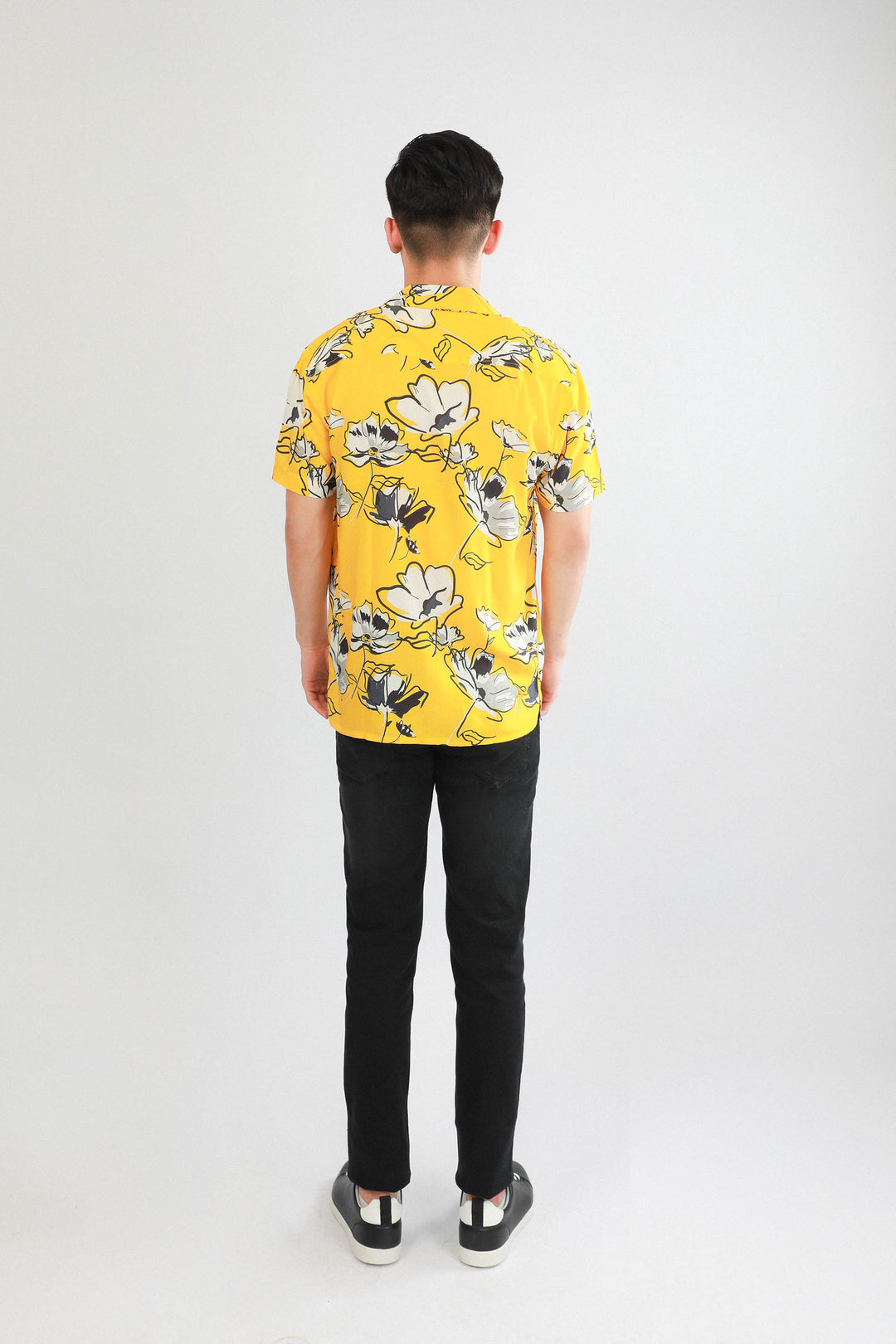 Printed Shirt Mustard