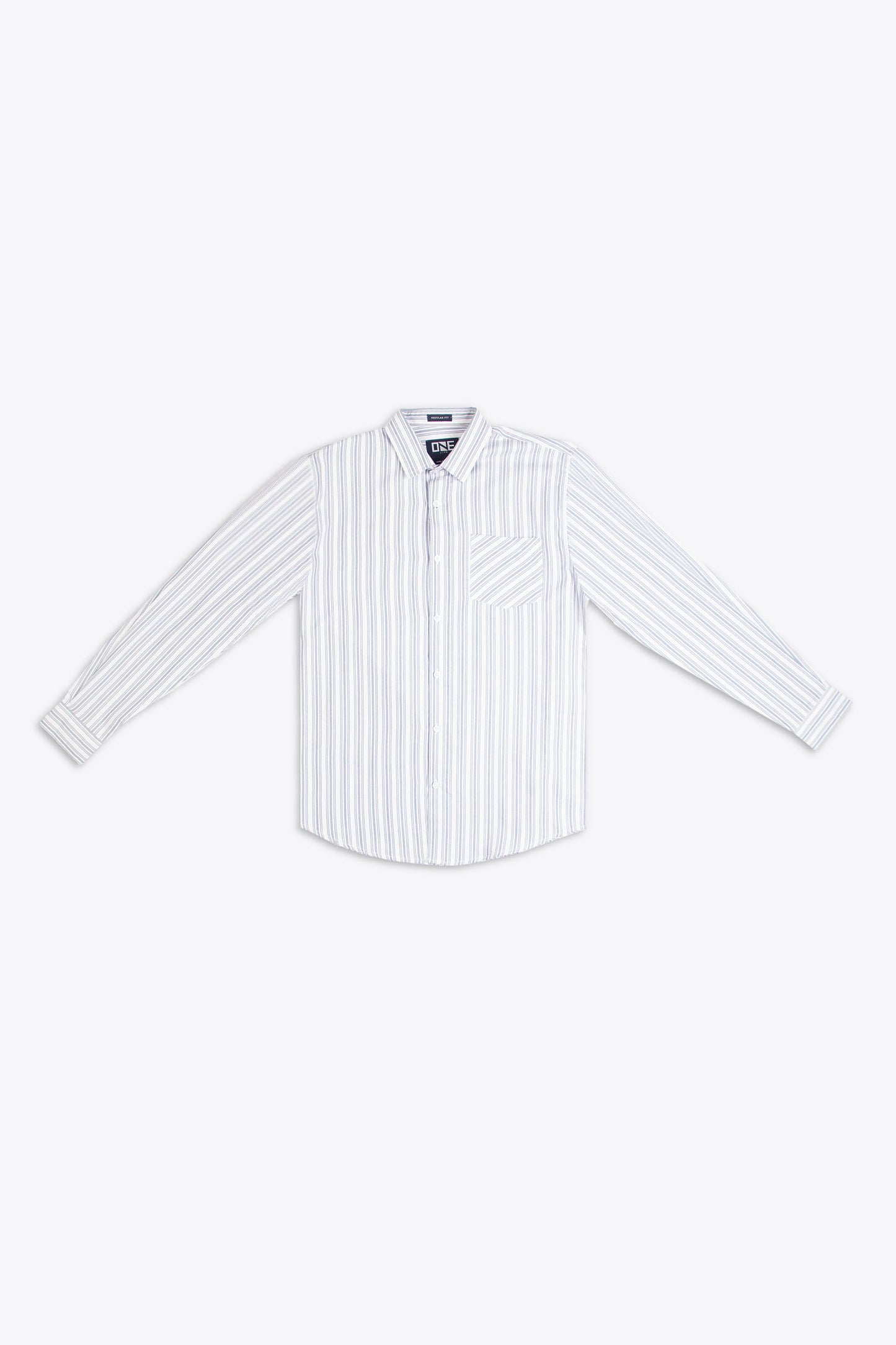 Stripe Shirt Grey/White