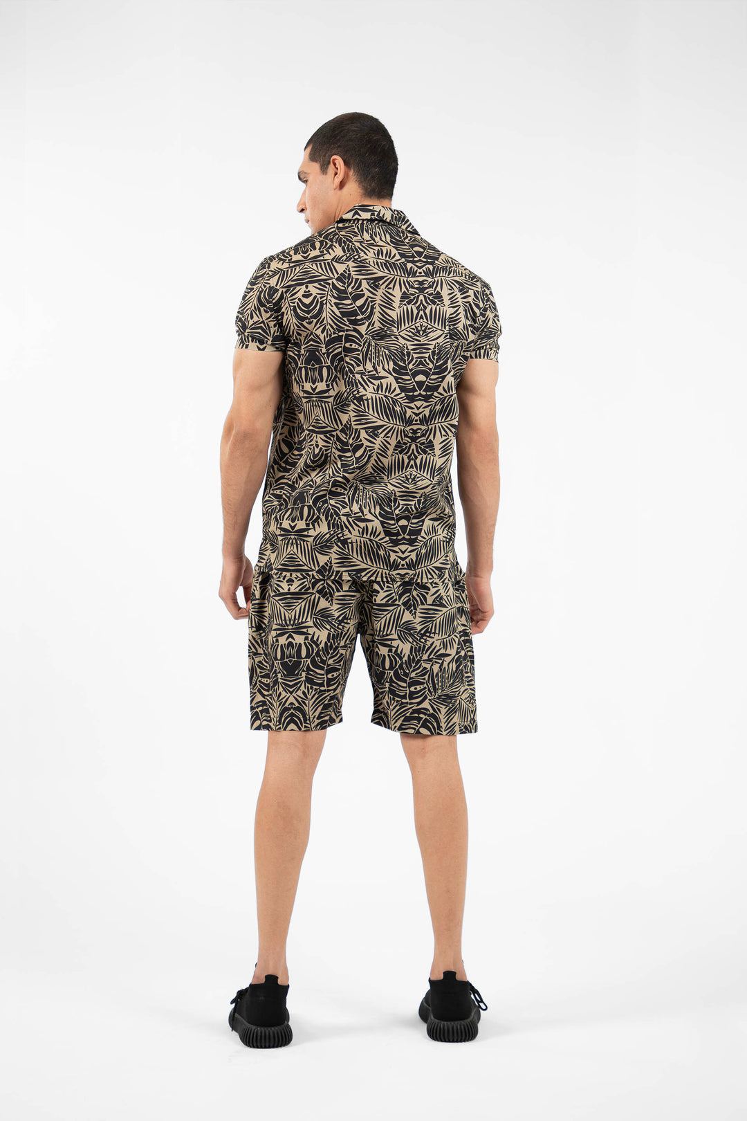 Foliage Shirt Black/Brown