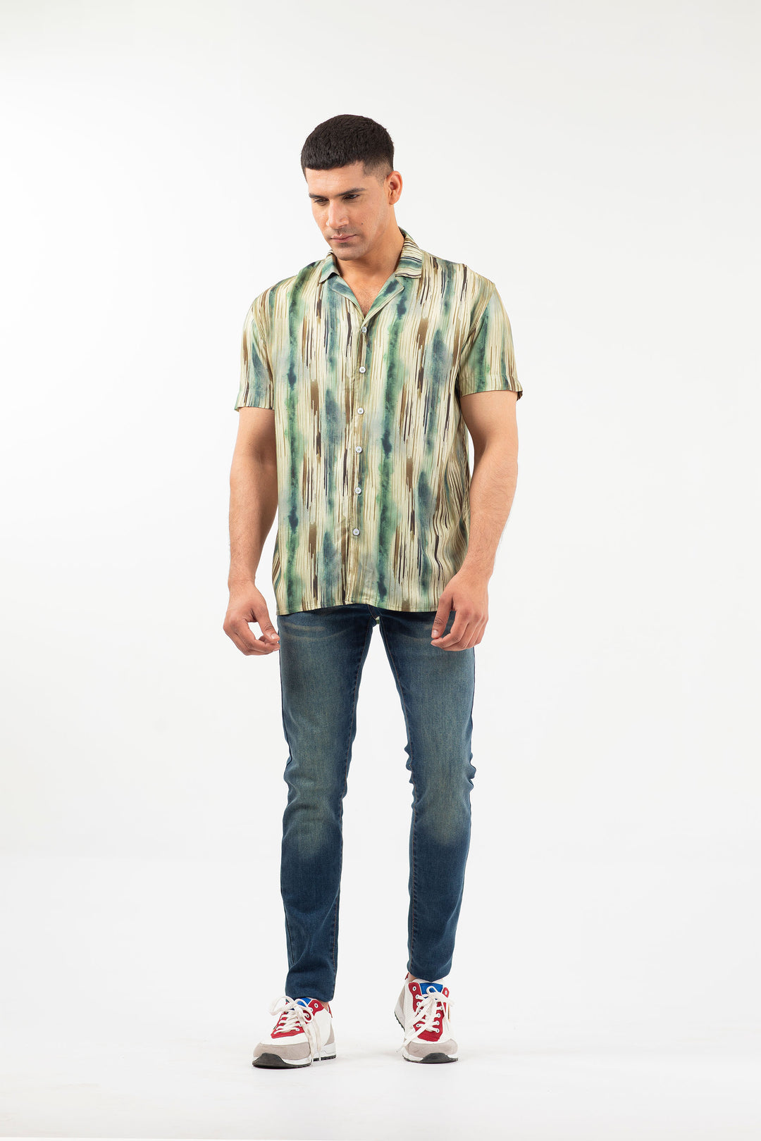 Abstract Shirt Beige