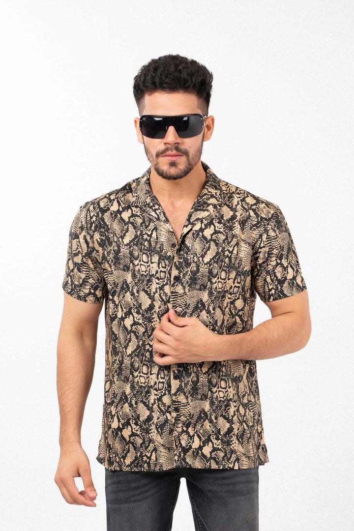 Python Shirt Black/Beige