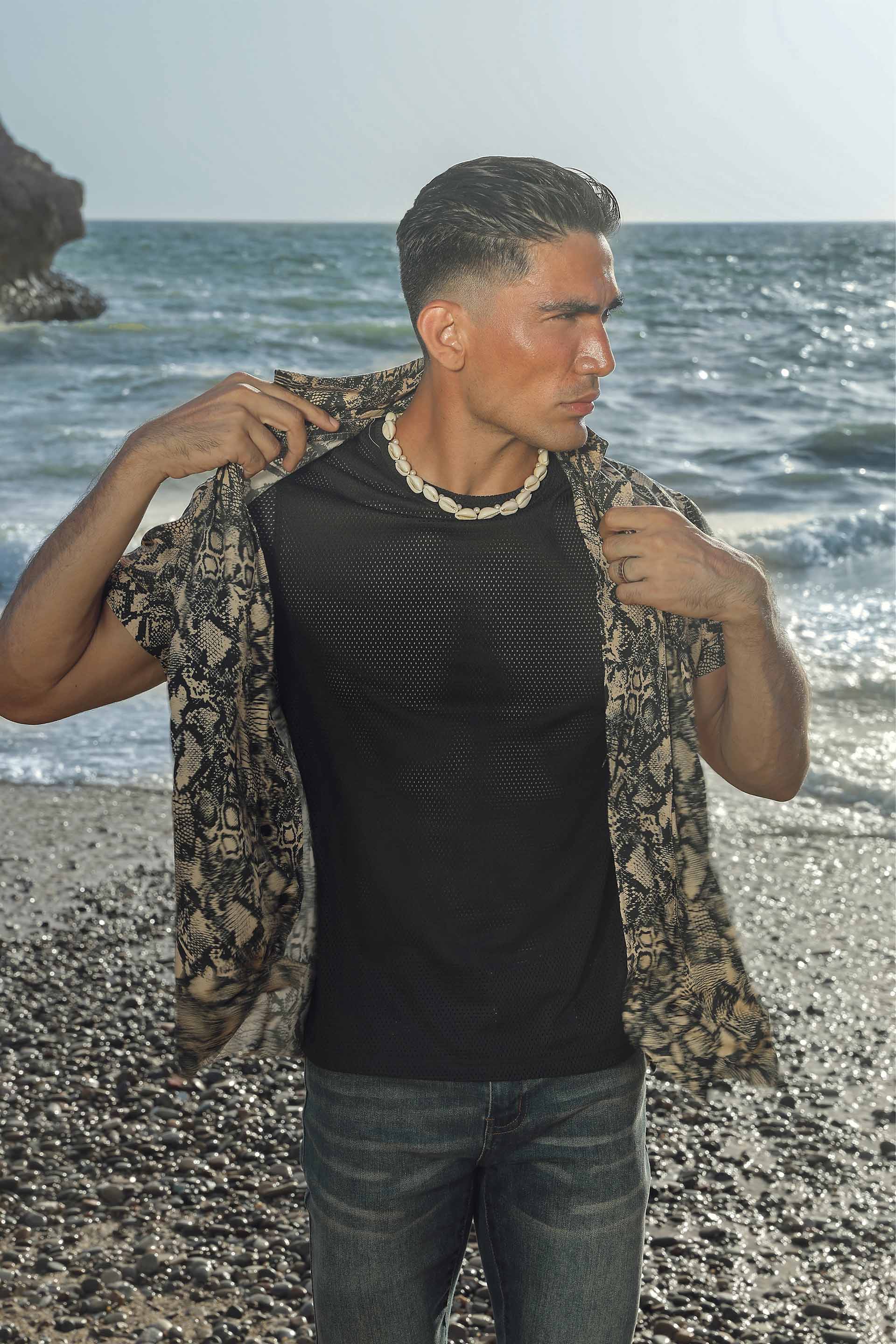 Python Shirt Black/Beige