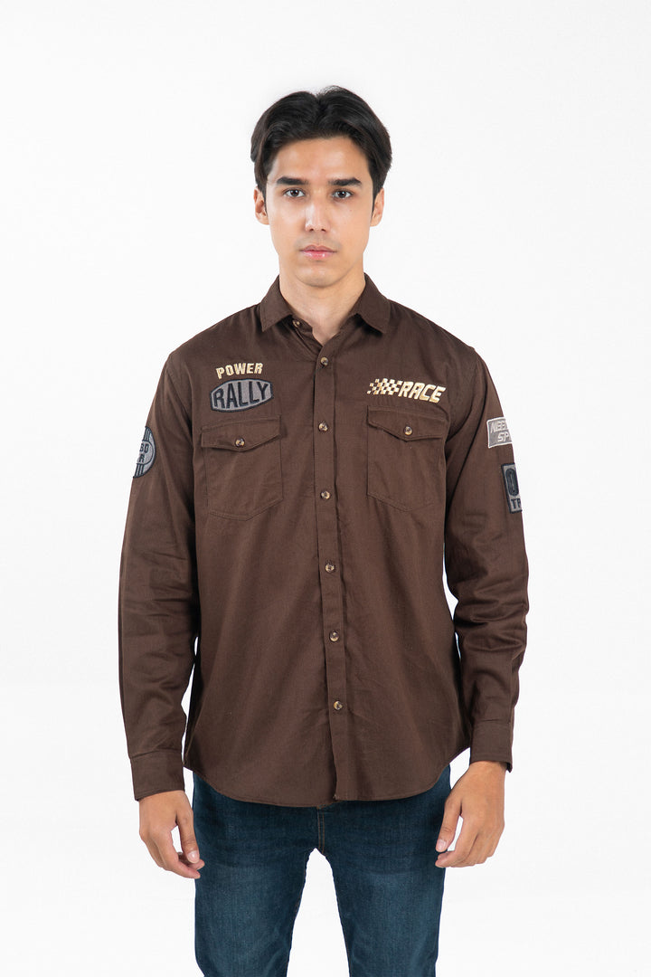 Badged Comfort Shirt