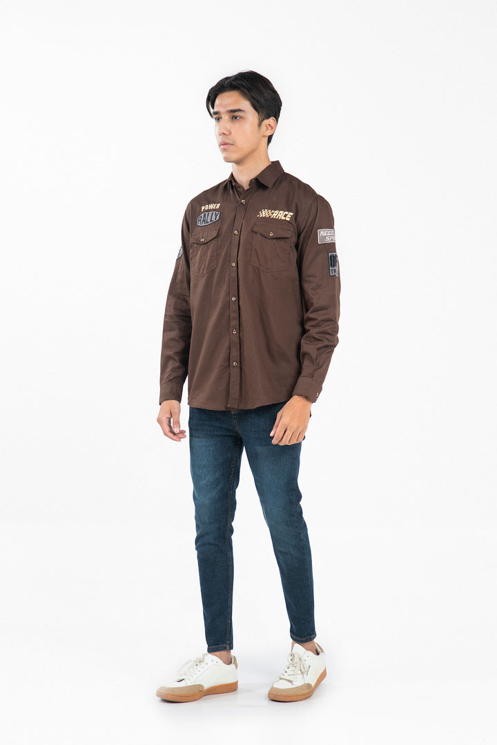 Badged Comfort Shirt
