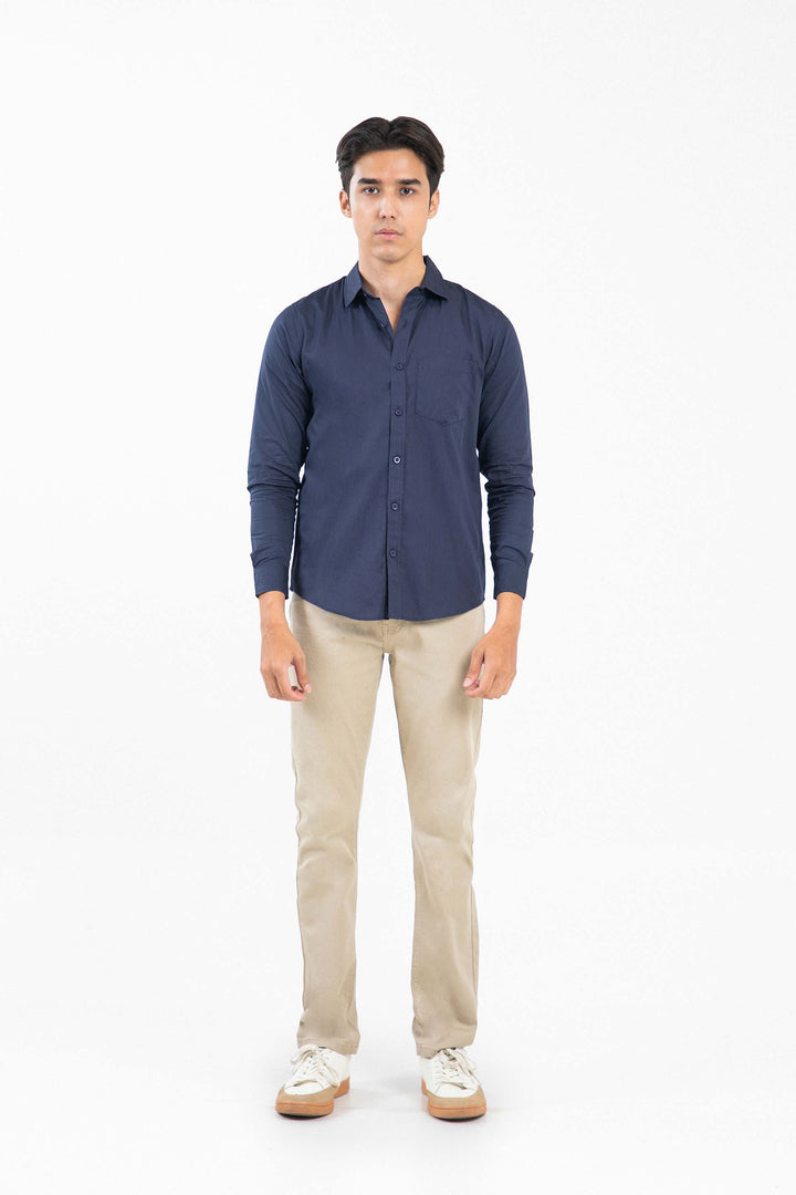 Denim Slim Shirt
