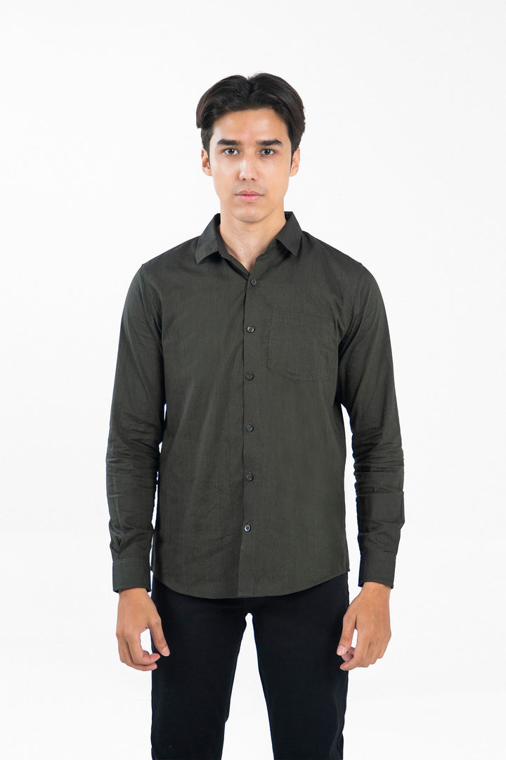 Textured Slim Shirt