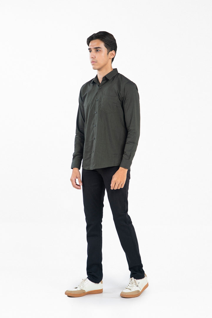 Textured Slim Shirt
