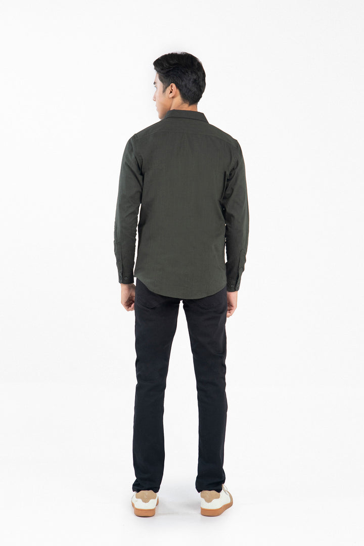Textured Slim Shirt