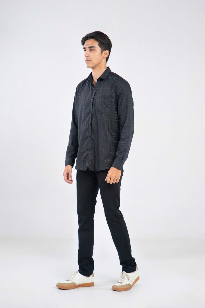 Textured Slim Shirt